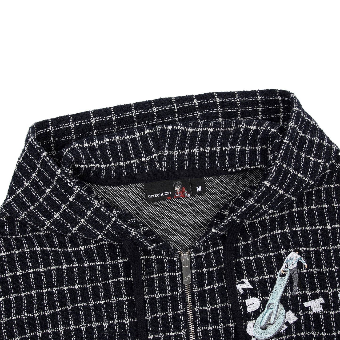 "on air" tweed Zip Up