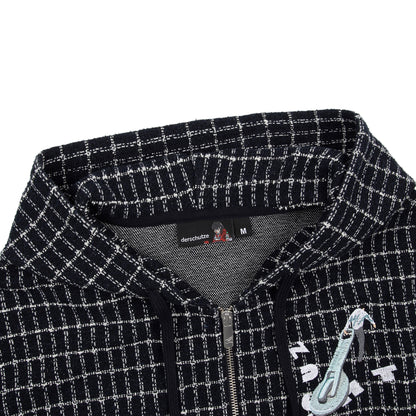 "on air" tweed Zip Up