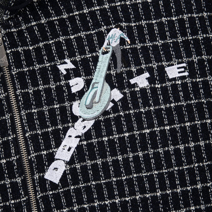 "on air" tweed Zip Up