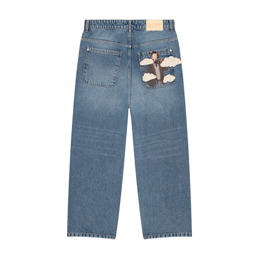 "on air" Denim light blue