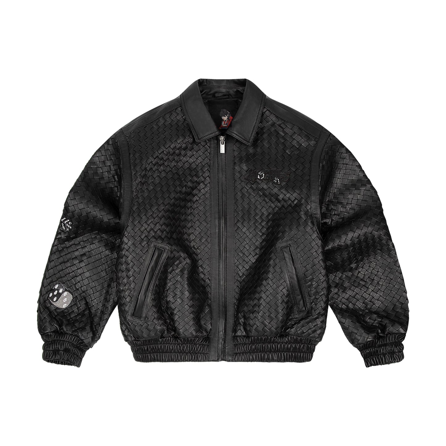 "dice" Leather Jacket