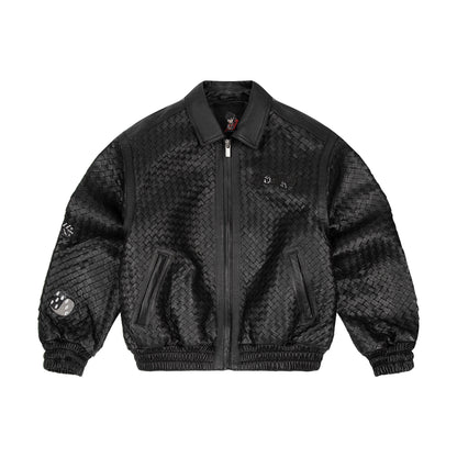 "dice" Leather Jacket