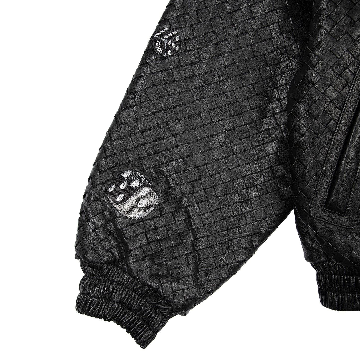 "dice" Leather Jacket