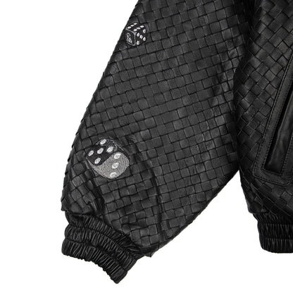 "dice" Leather Jacket