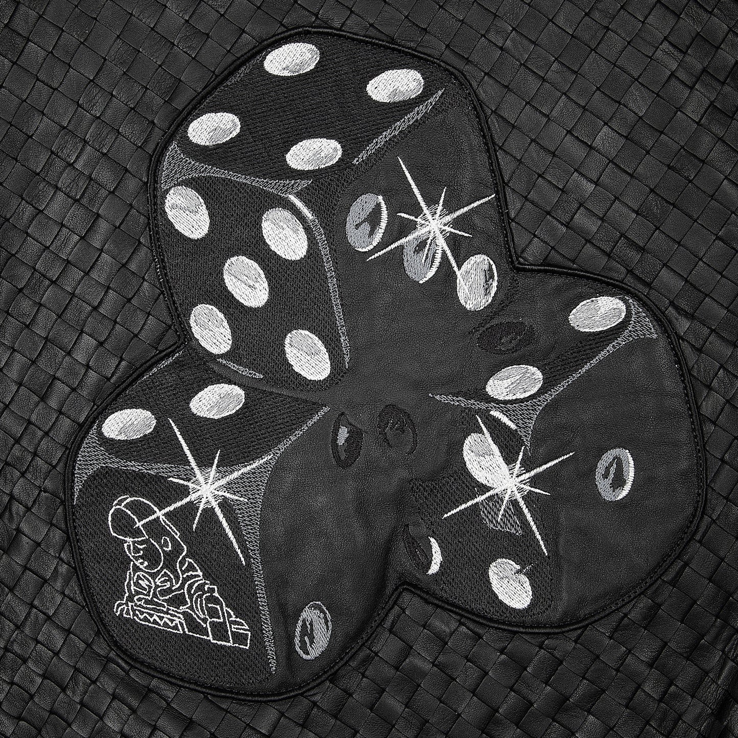 "dice" Leather Jacket