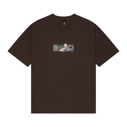 "on air" T Shirt brown