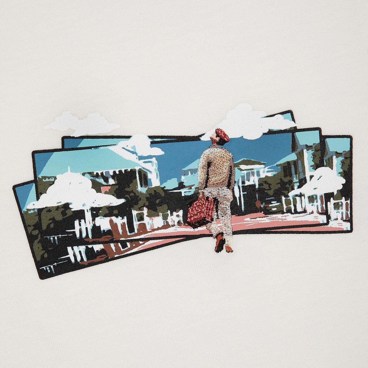 "on air" T Shirt white