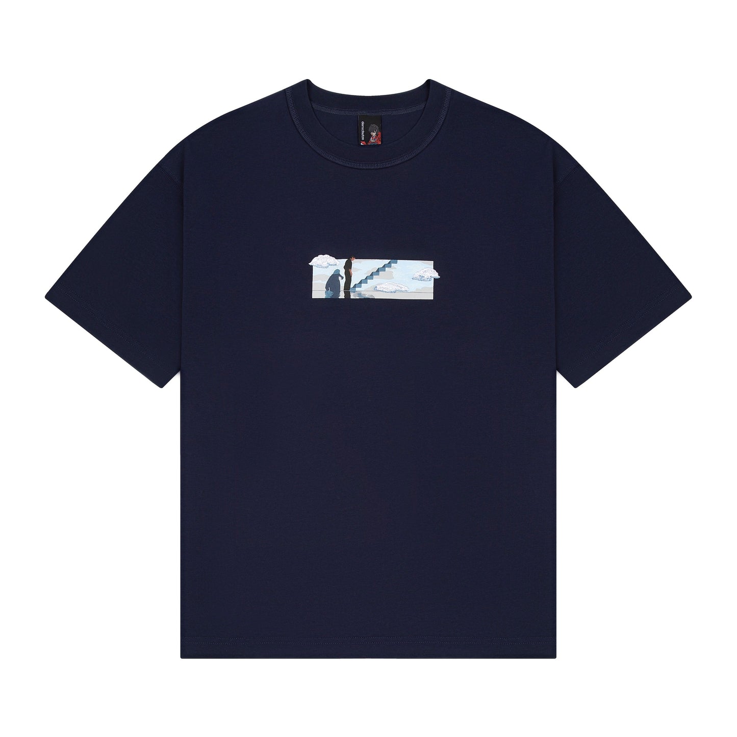 "on air" T Shirt navy