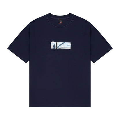 "on air" T Shirt navy
