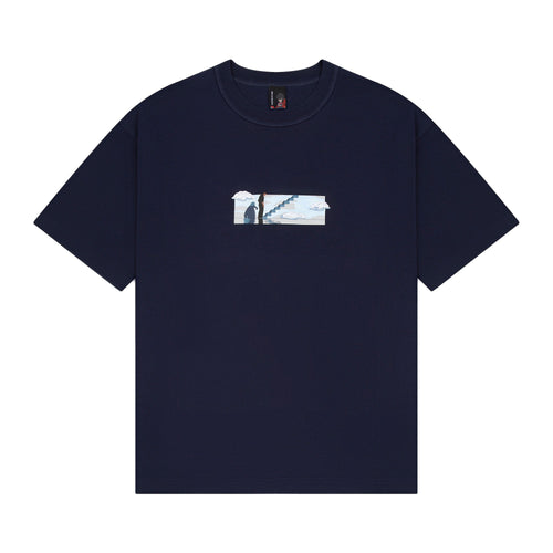 "on air" T Shirt navy