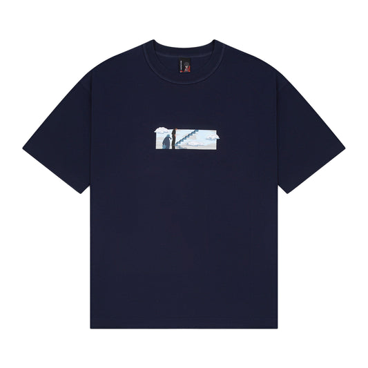 "on air" T Shirt navy