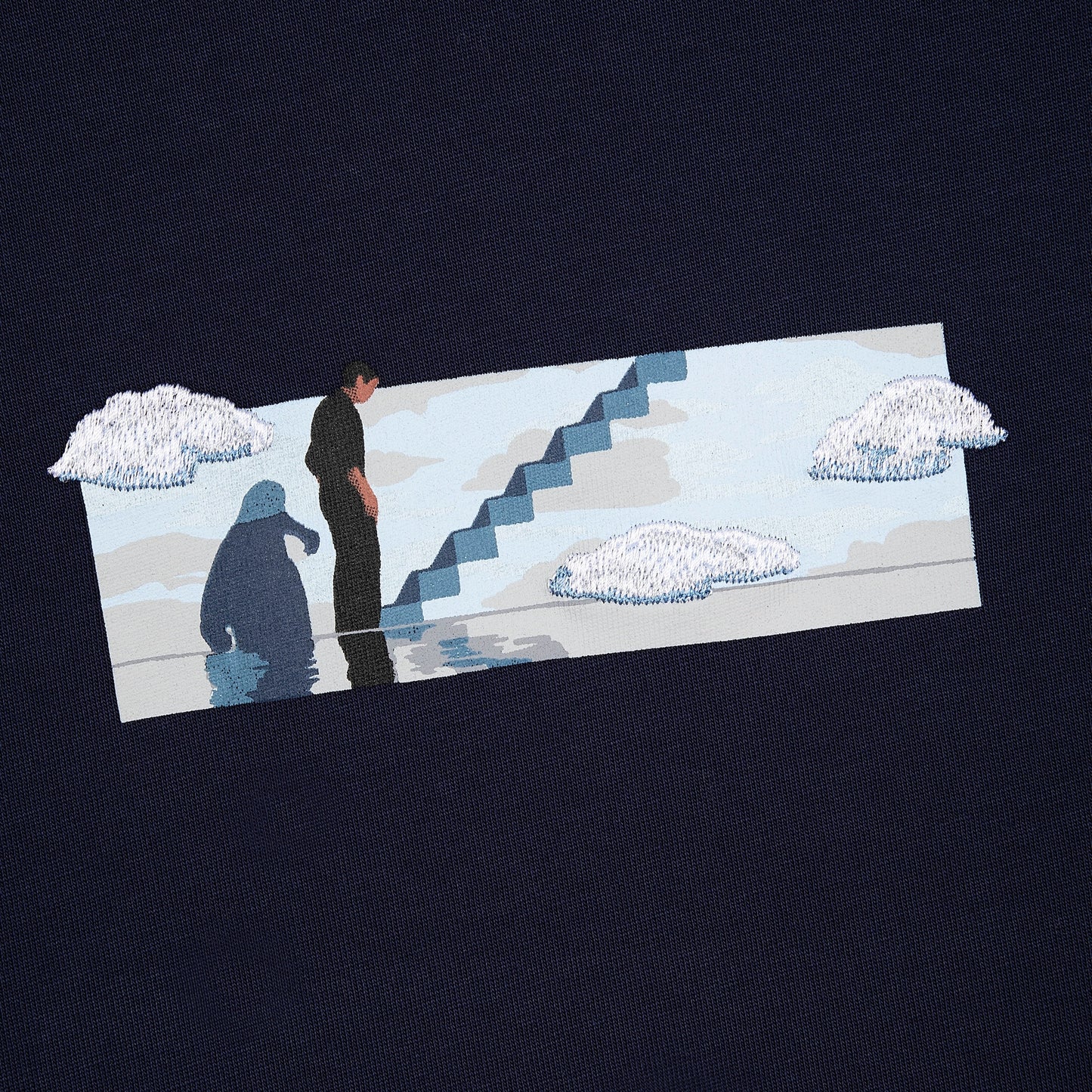 "on air" T Shirt navy