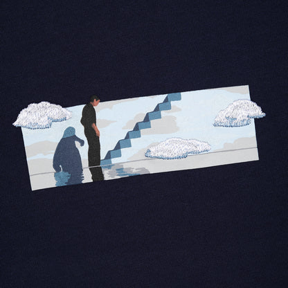 "on air" T Shirt navy