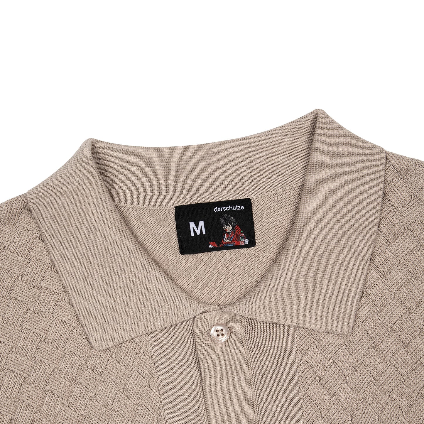 "on air" Polo knit beige