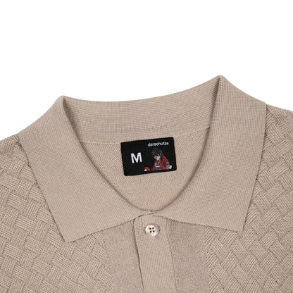 "on air" Polo knit beige