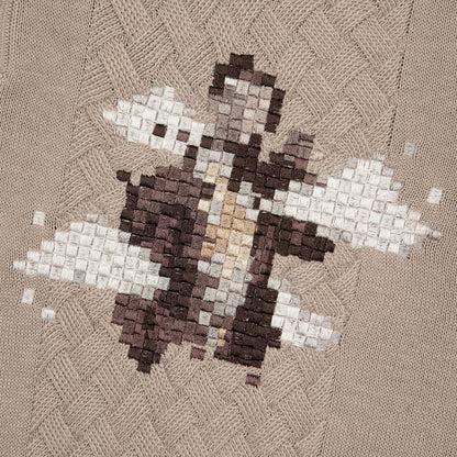 "on air" Polo knit beige