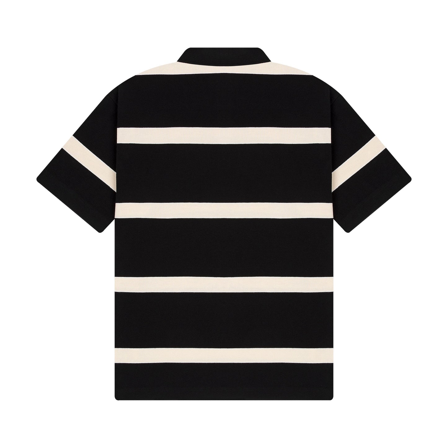 "on air" striped Polo T Shirt