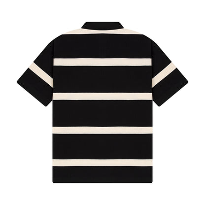 "on air" striped Polo T Shirt