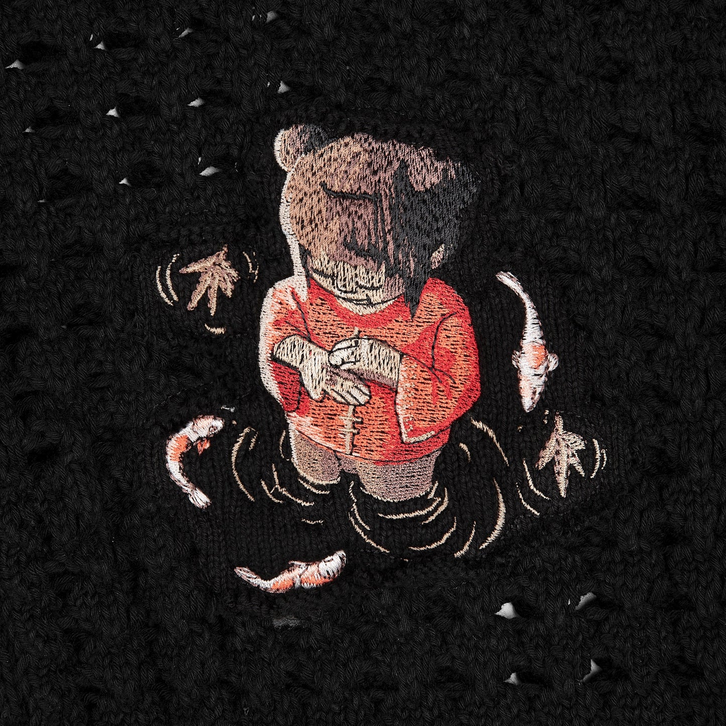 "koi fish v2" zip Knit