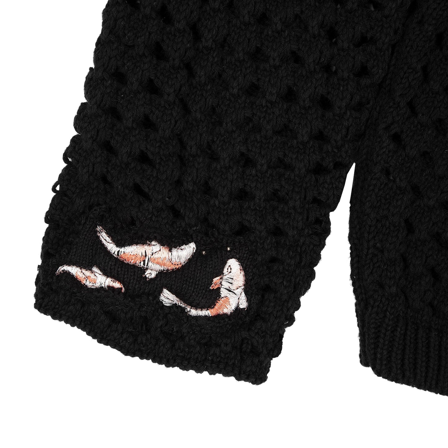 "koi fish v2" zip Knit