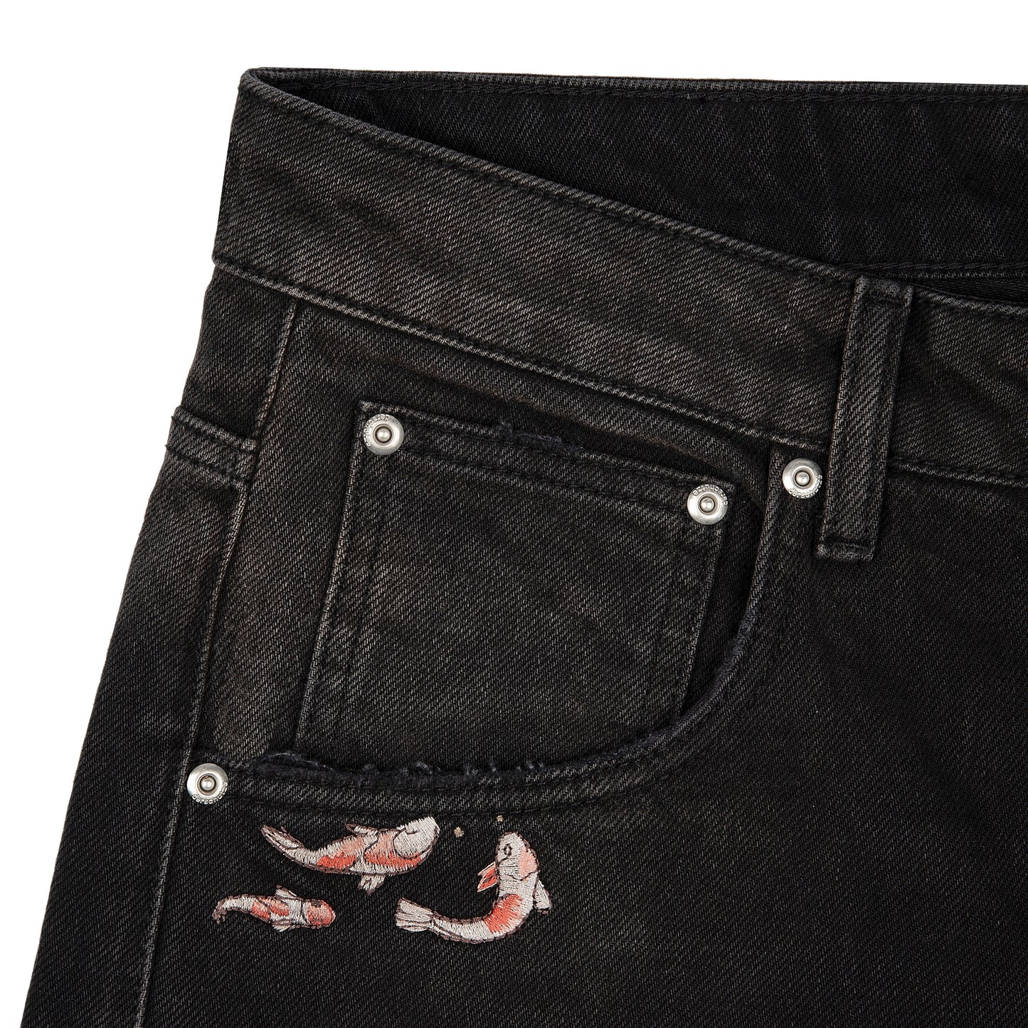 "koi fish v2" Jorts black