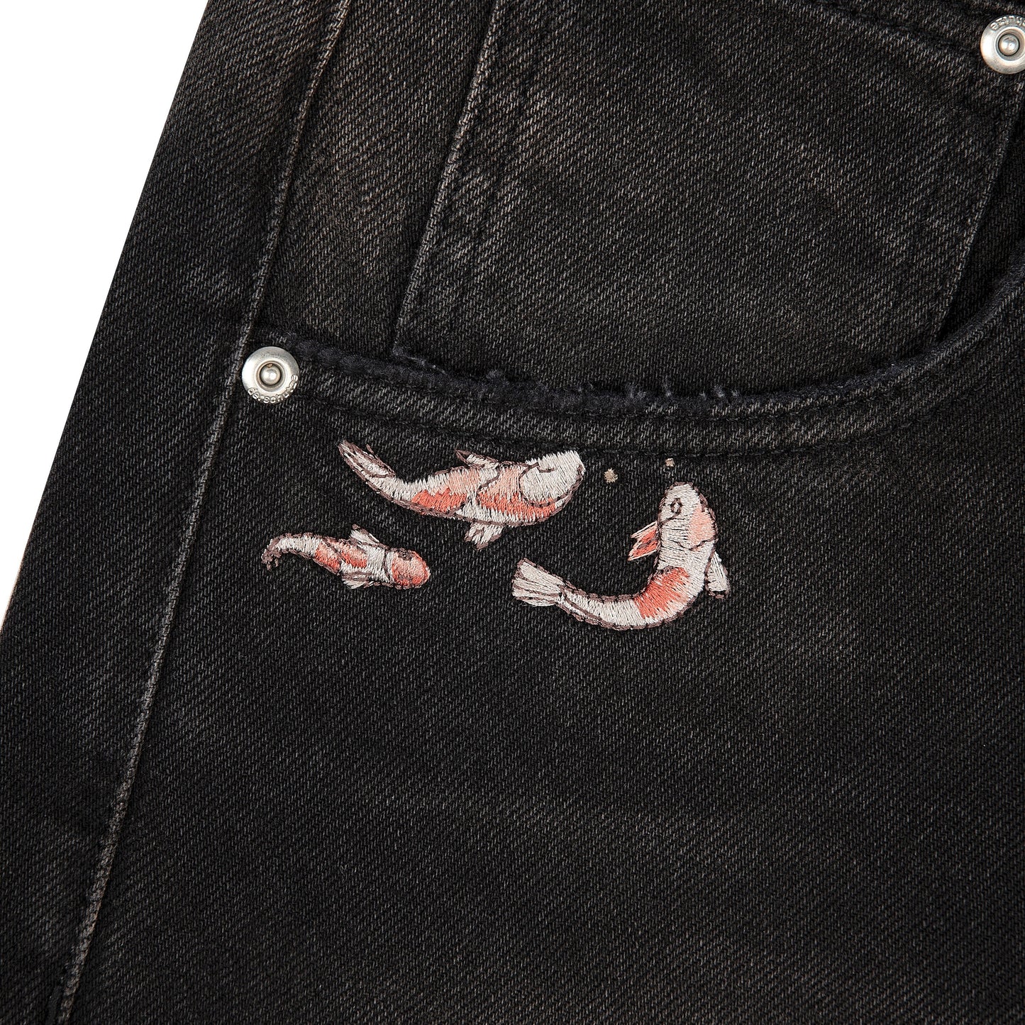"koi fish v2" Jorts black