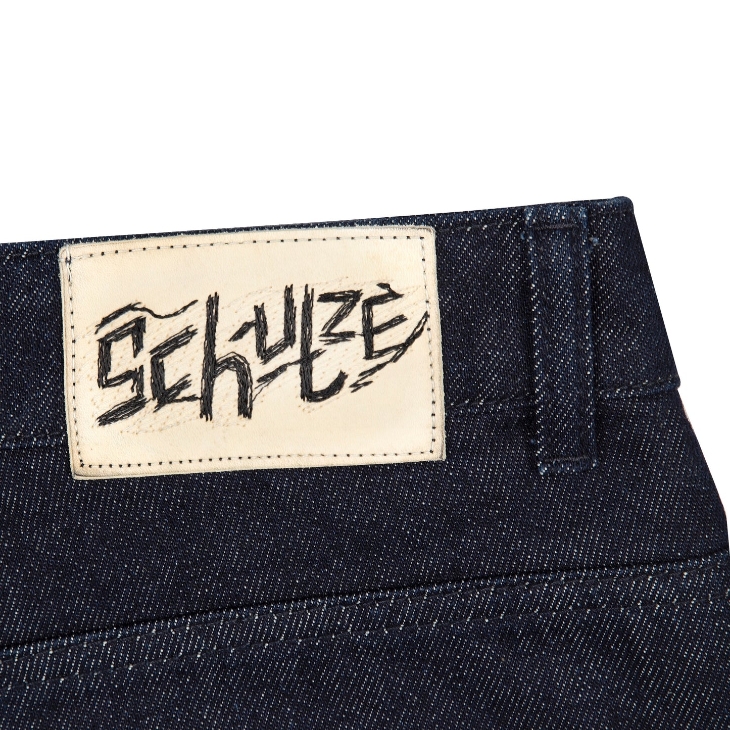 "whales v2" Jorts dark indigo