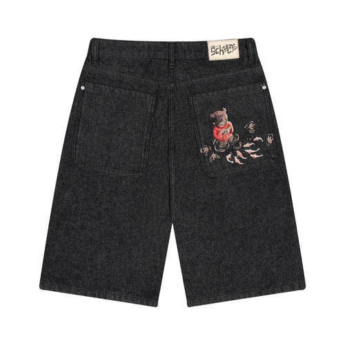 "koi fish v2" Jorts raw black