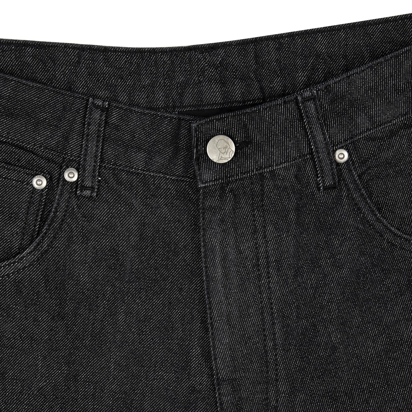 "koi fish v2" Jorts raw black