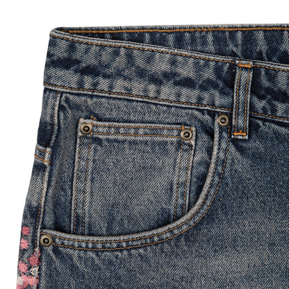 "blossom v2" patchwork washed Denim