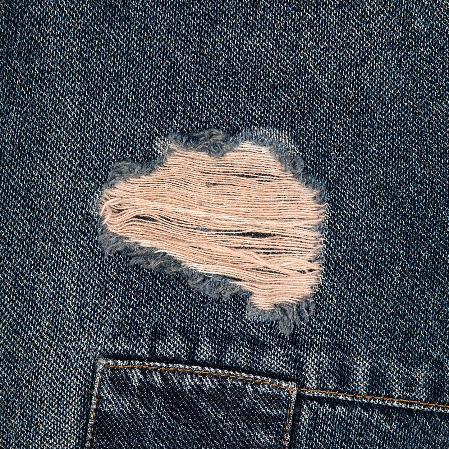 "blossom v2" patchwork washed Denim