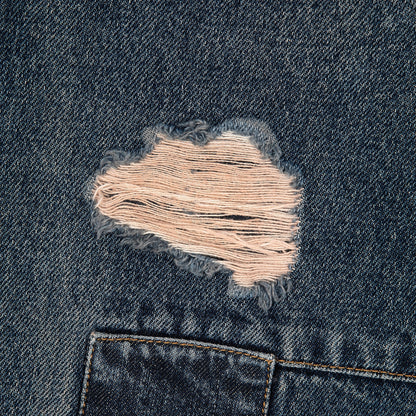 "blossom v2" patchwork washed Denim