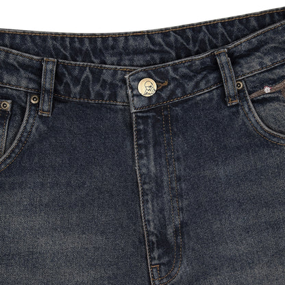 "blossom v2" patchwork Denim dark indigo