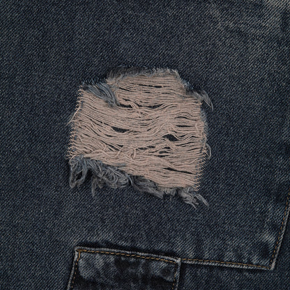 "blossom v2" patchwork Denim dark indigo