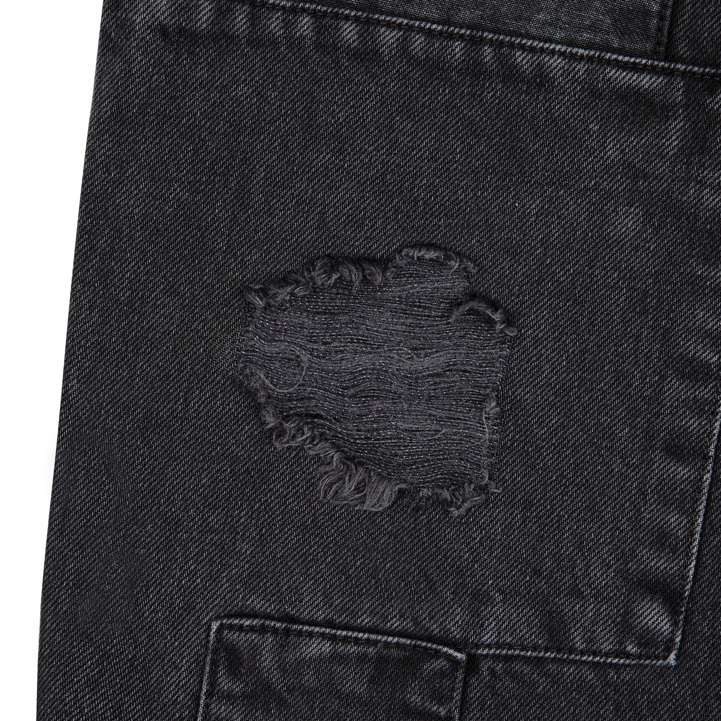"blossom v2" patchwork Denim black