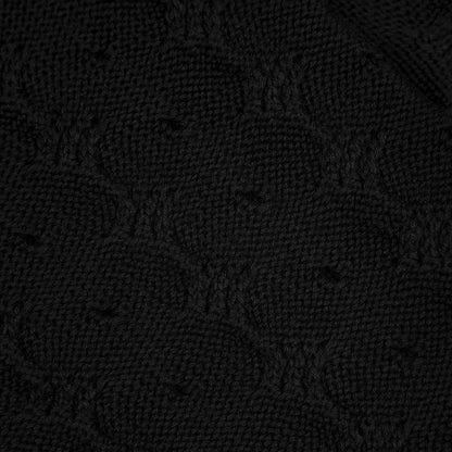 "lotus v2" longsleeve Knit black