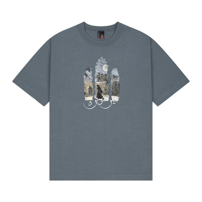 "aziza" T Shirt blue