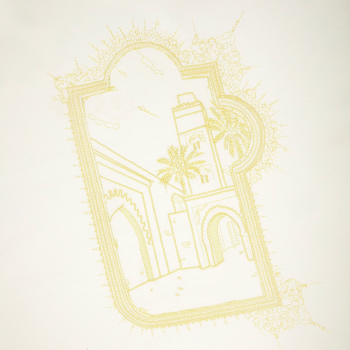 "aziza" T Shirt off white