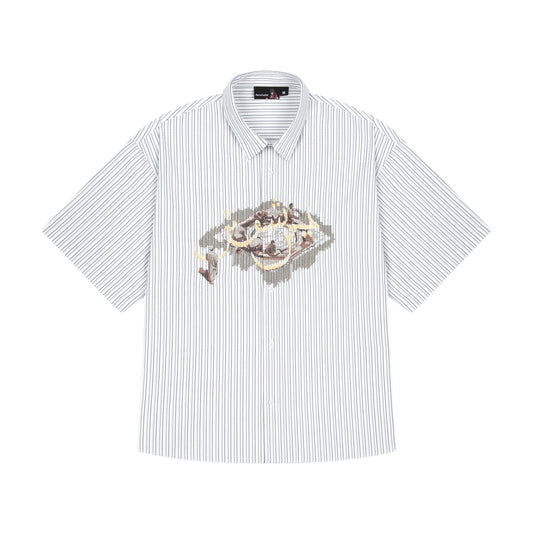 "aziza" striped Shirt