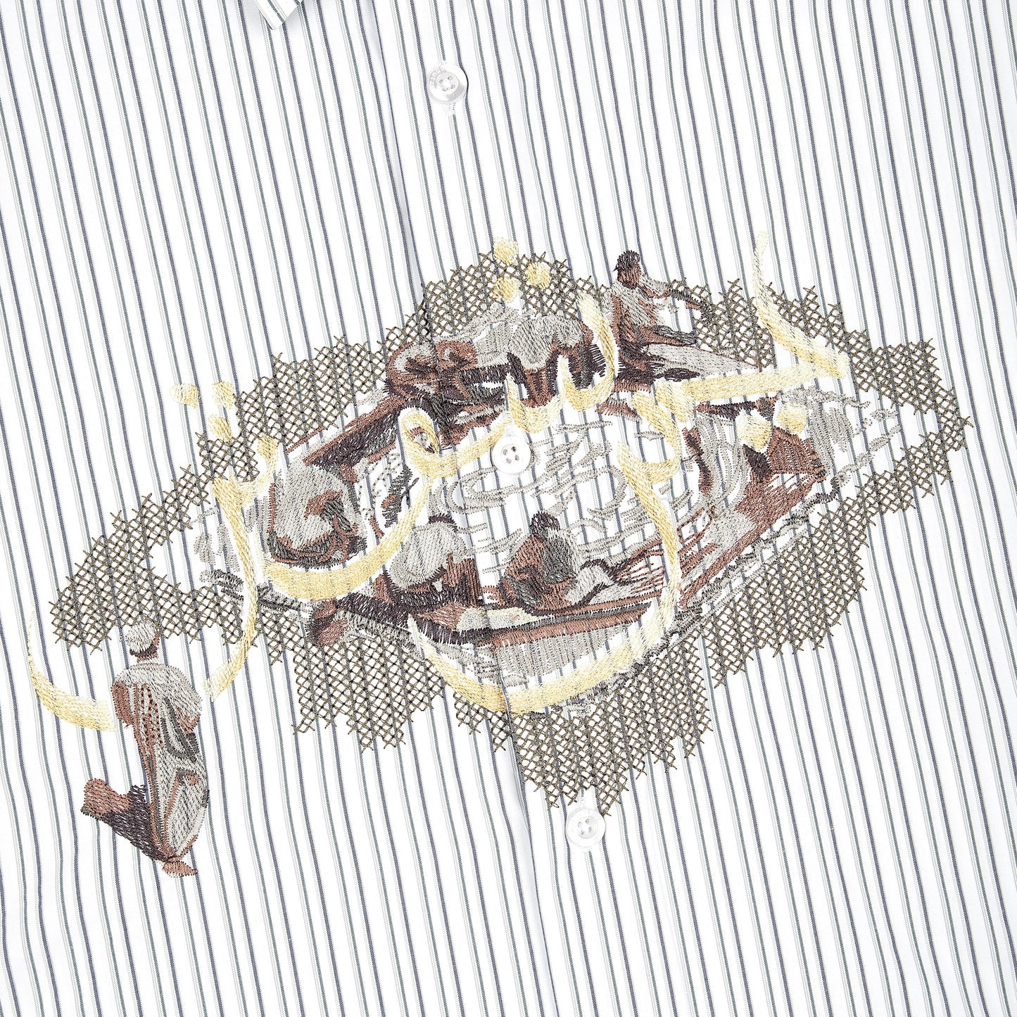 "aziza" striped Shirt