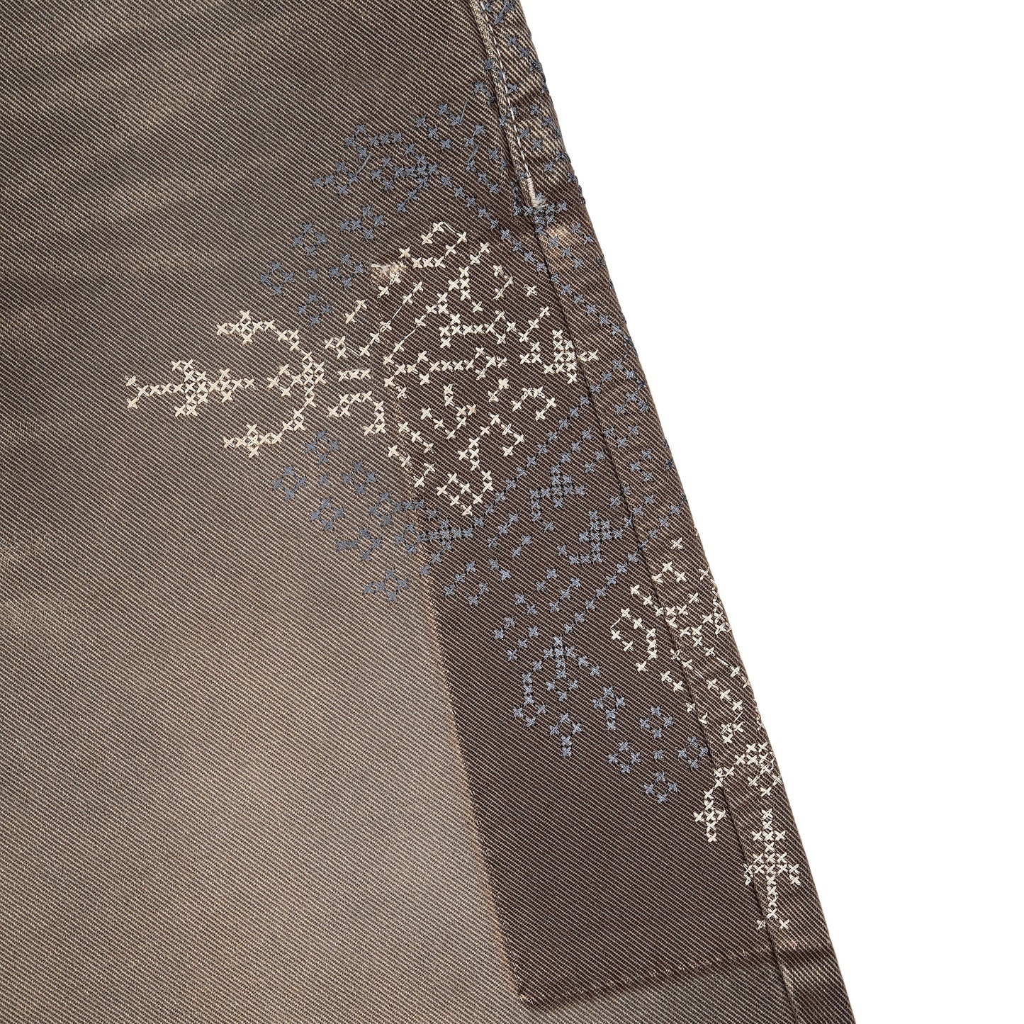 "aziza" brown washed Denim