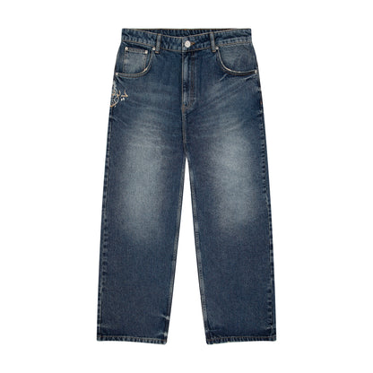 "aziza" dark indigo Denim