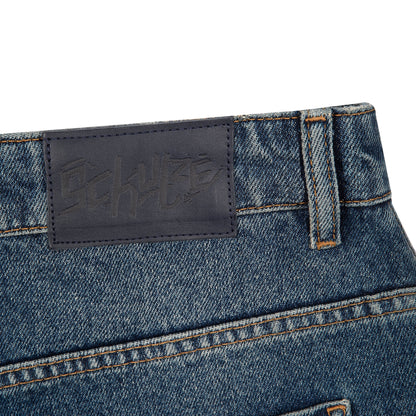 "aziza" dark indigo Denim