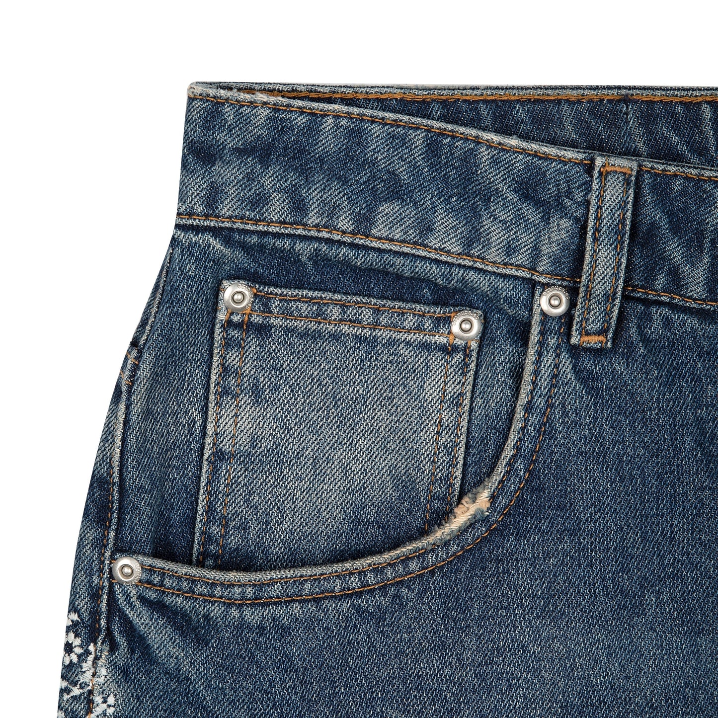 "aziza" dark indigo Denim