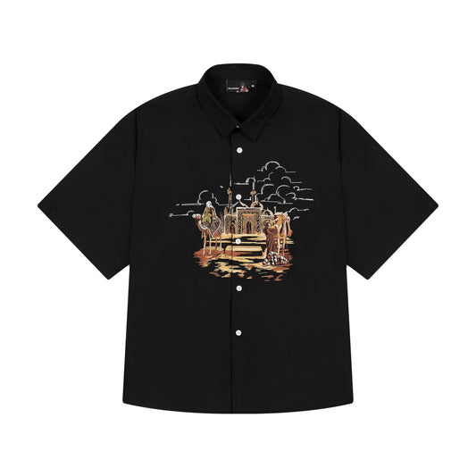 "aziza" Shirt black