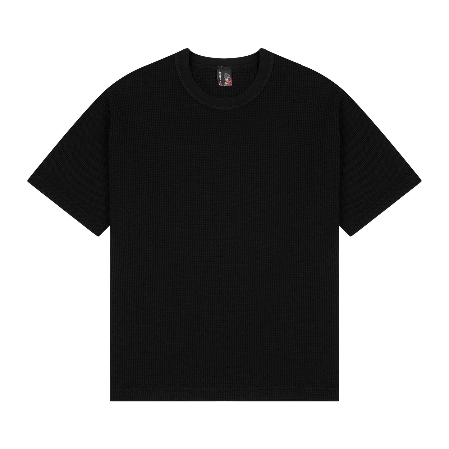 "aziza" waffle T Shirt black