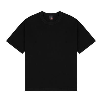 "aziza" waffle T Shirt black