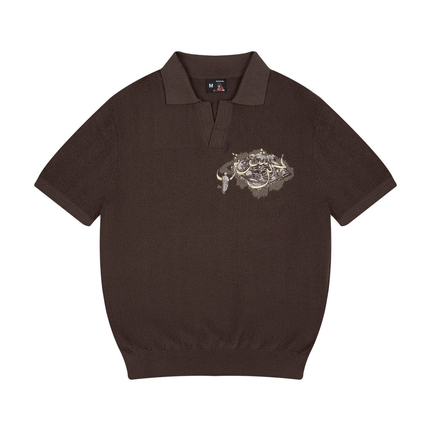 "aziza" polo Knit brown