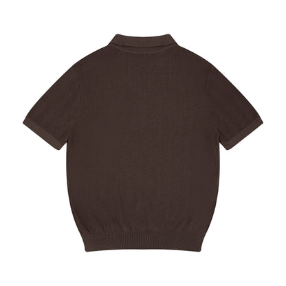 "aziza" polo Knit brown