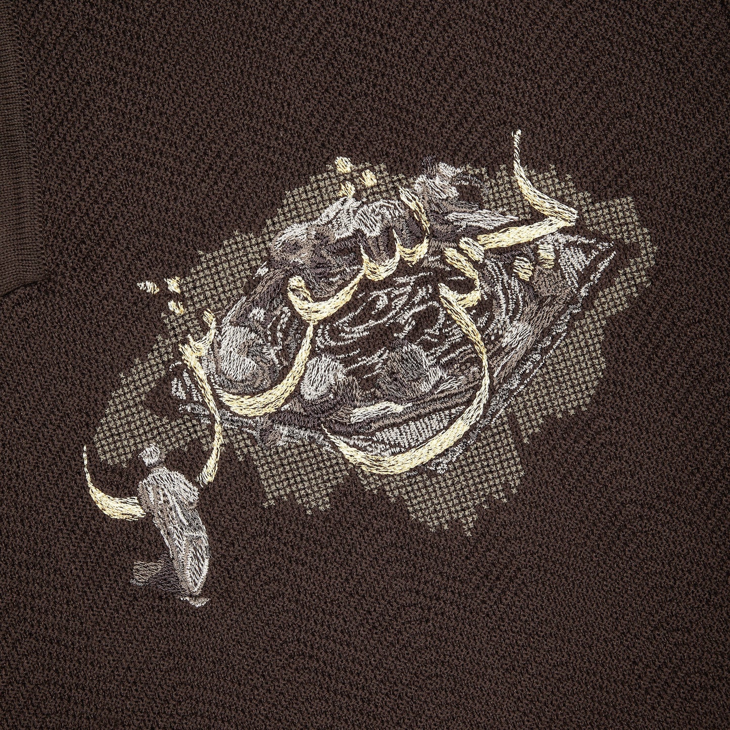 "aziza" polo Knit brown